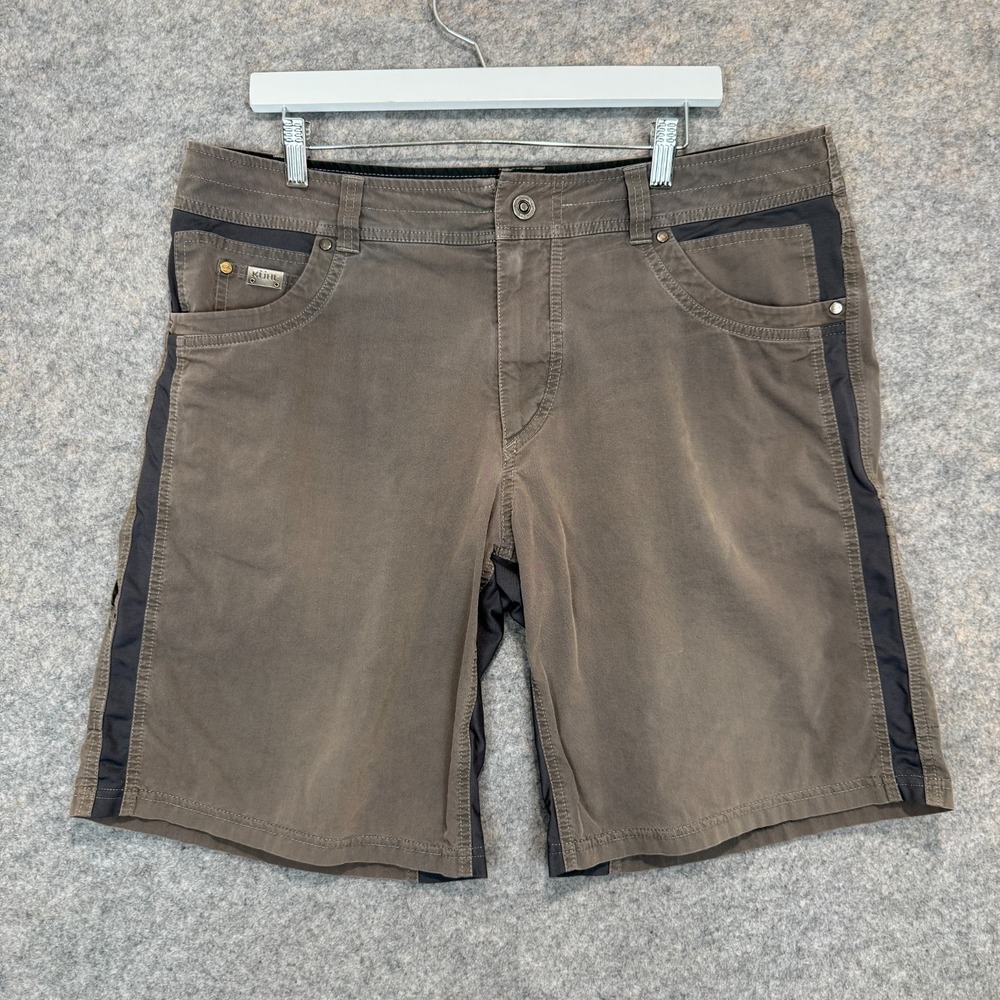 KUHL Radikl Shorts Mens 38 (fits 37) UPF 50+ Lightweight Hiking Outdoors 10" Ins